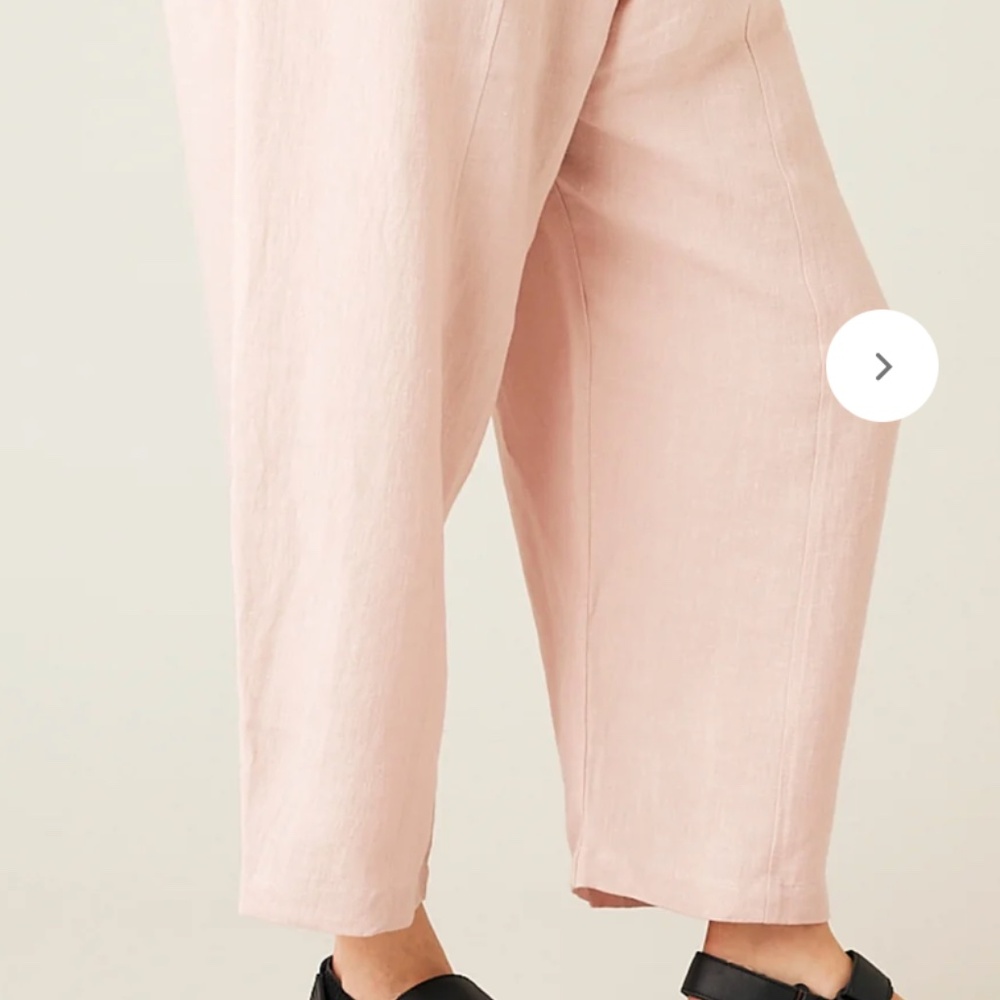 Rose Linen Trousers - Picture 6 of 9